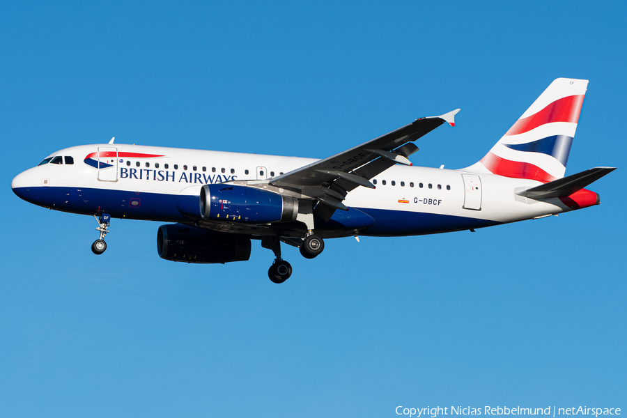 British Airways Airbus A319-131 (G-DBCF) | Photo 371739