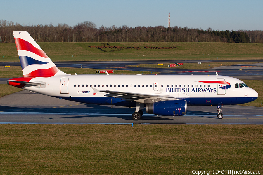 British Airways Airbus A319-131 (G-DBCF) | Photo 371816
