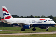 British Airways Airbus A319-131 (G-DBCF) at  Manchester - International (Ringway), United Kingdom