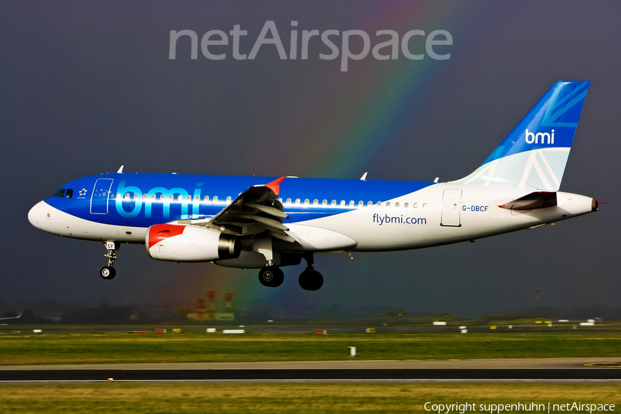 bmi Airbus A319-131 (G-DBCF) | Photo 129681