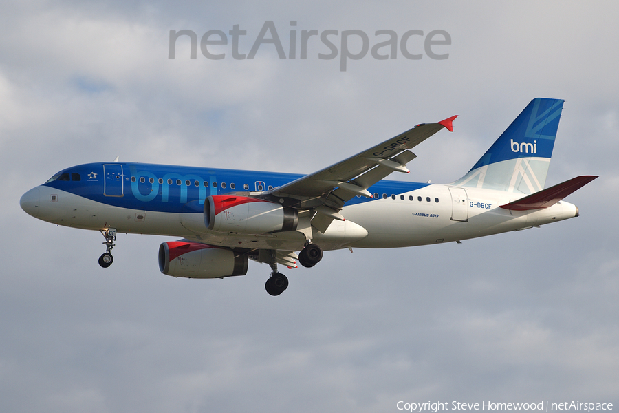 bmi Airbus A319-131 (G-DBCF) | Photo 402926
