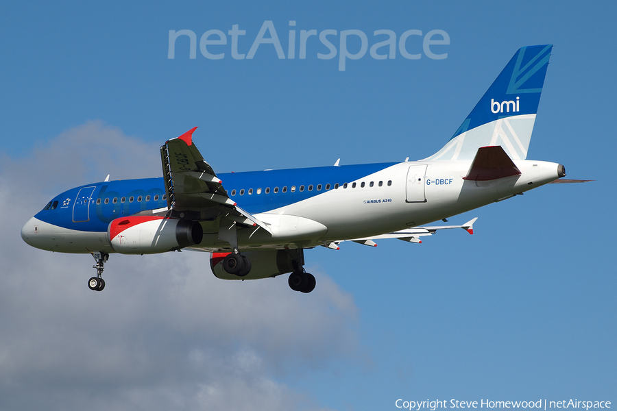 bmi Airbus A319-131 (G-DBCF) | Photo 668975
