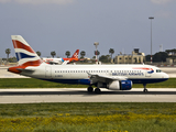 British Airways Airbus A319-131 (G-DBCG) at  Luqa - Malta International, Malta