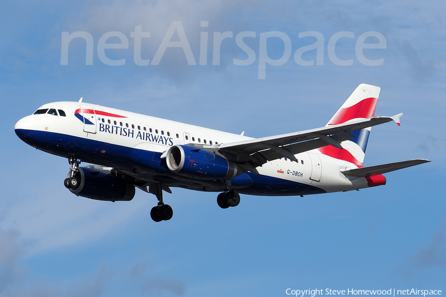 British Airways Airbus A319-131 (G-DBCH) | Photo 149718