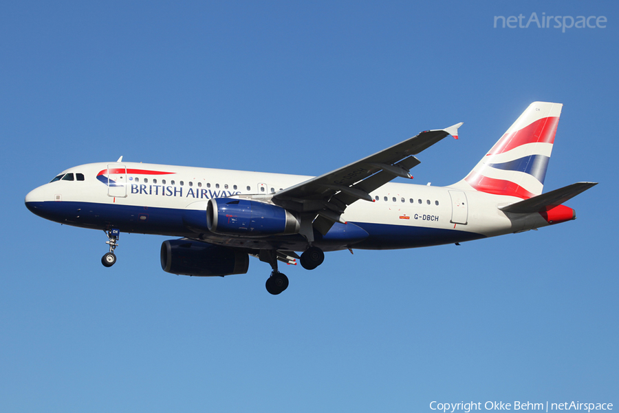 British Airways Airbus A319-131 (G-DBCH) | Photo 53870