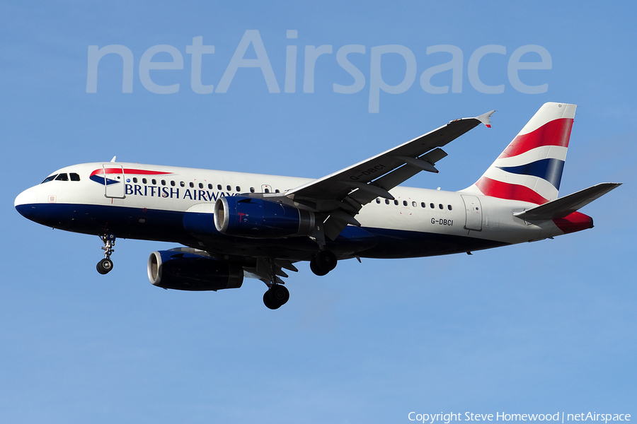 British Airways Airbus A319-131 (G-DBCI) | Photo 150865