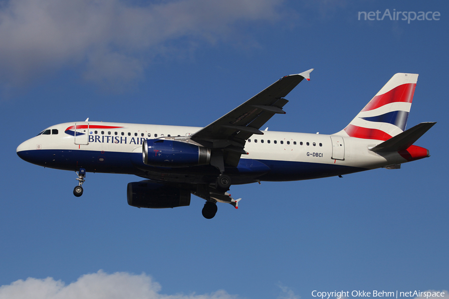 British Airways Airbus A319-131 (G-DBCI) | Photo 53871