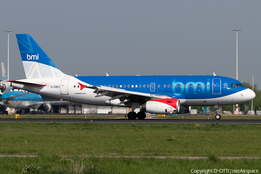 bmi Airbus A319-131 (G-DBCI) | Photo 199050