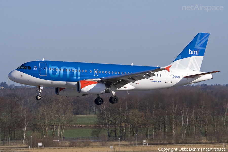 bmi Airbus A319-131 (G-DBCI) | Photo 38249