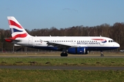 British Airways Airbus A319-131 (G-DBCJ) at  Hamburg - Fuhlsbuettel (Helmut Schmidt), Germany