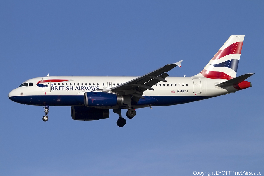 British Airways Airbus A319-131 (G-DBCJ) | Photo 400224