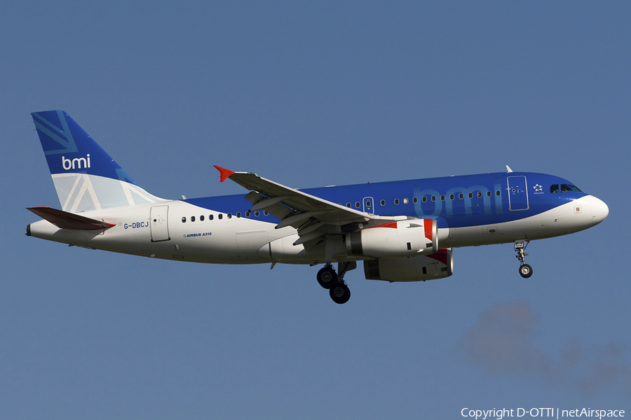 bmi Airbus A319-131 (G-DBCJ) | Photo 277748