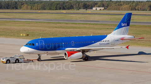 bmi Airbus A319-131 (G-DBCJ) at  Berlin - Tegel, Germany