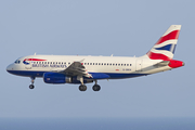 British Airways Airbus A319-131 (G-DBCK) at  Tenerife Sur - Reina Sofia, Spain