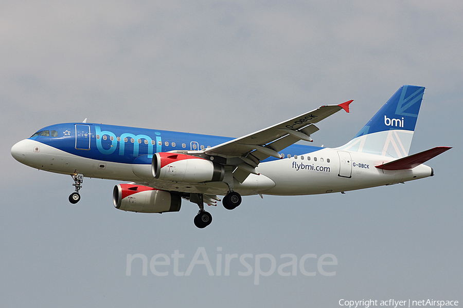 bmi Airbus A319-131 (G-DBCK) | Photo 387832