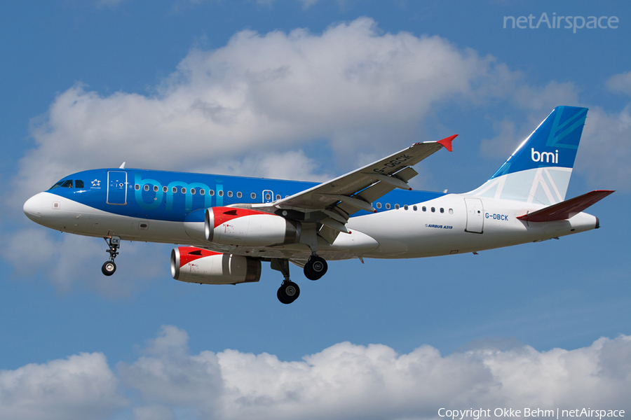 bmi Airbus A319-131 (G-DBCK) | Photo 41799