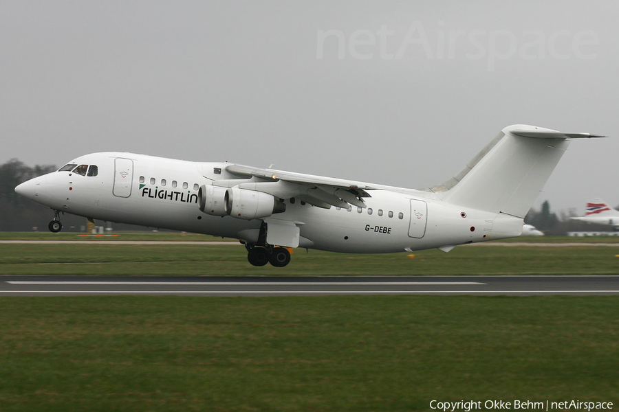 Flightline BAe Systems BAe-146-200 (G-DEBE) | Photo 102371