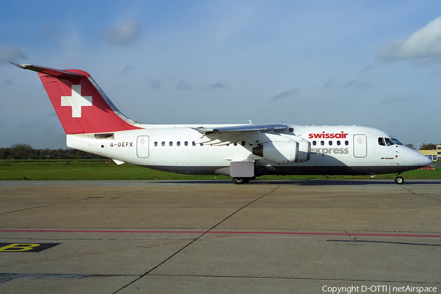Swissair Express BAe Systems BAe-146-200A (G-DEFK) | Photo 534788