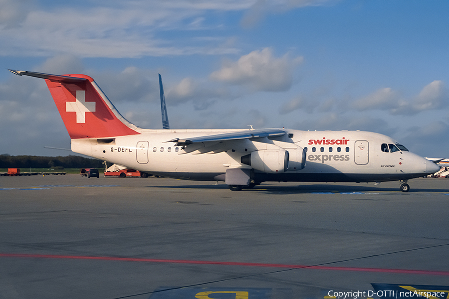 Swissair Express BAe Systems BAe-146-200A (G-DEFL) | Photo 534326