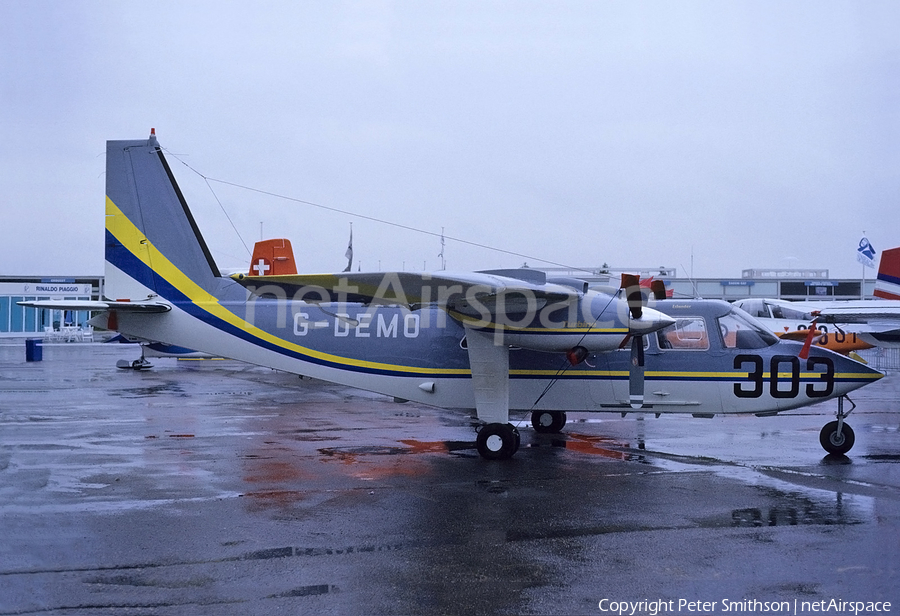 Britten-Norman Group Britten-Norman BN-2T Turbine Islander (G-DEMO) | Photo 216853