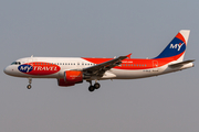 MyTravel Airways Airbus A320-214 (G-DHJZ) at  Palma De Mallorca - Son San Juan, Spain