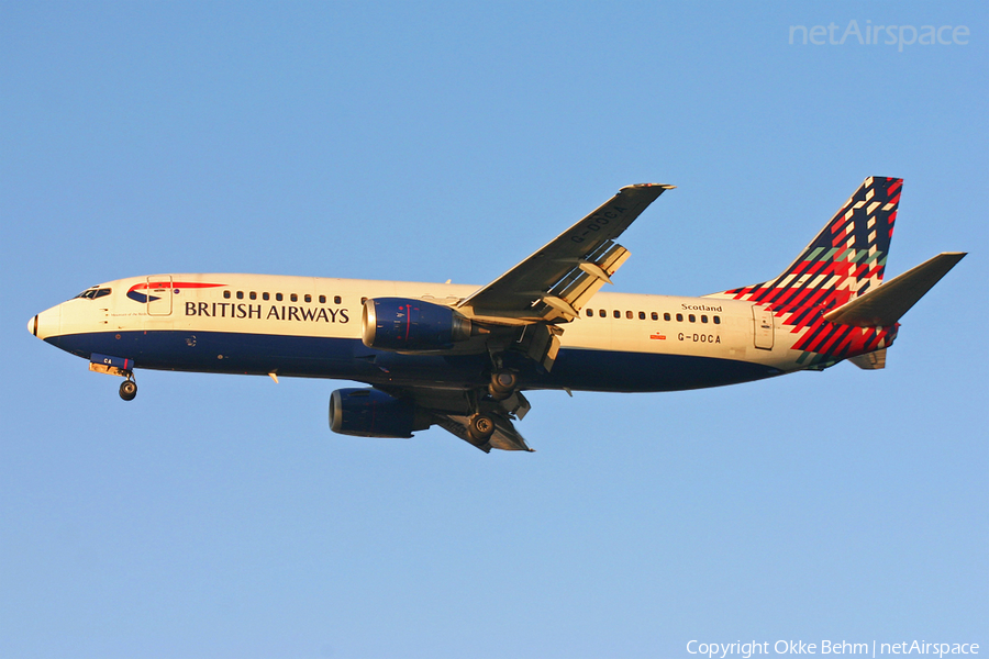 British Airways Boeing 737-436 (G-DOCA) | Photo 40352