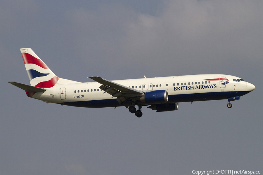 British Airways Boeing 737-436 (G-DOCB) | Photo 288276