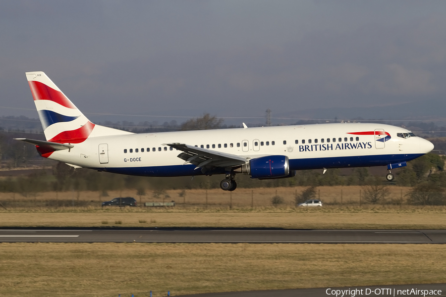 British Airways Boeing 737-436 (G-DOCE) | Photo 403429