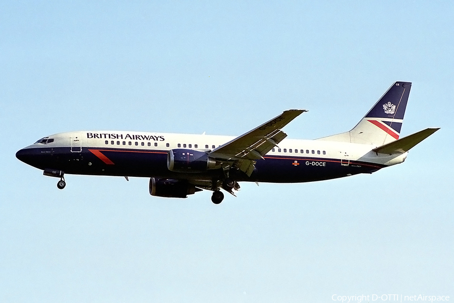 British Airways Boeing 737-436 (G-DOCE) | Photo 141789
