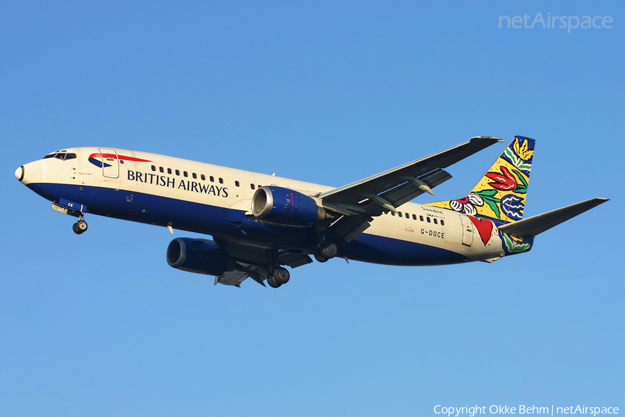 British Airways Boeing 737-436 (G-DOCE) | Photo 40353