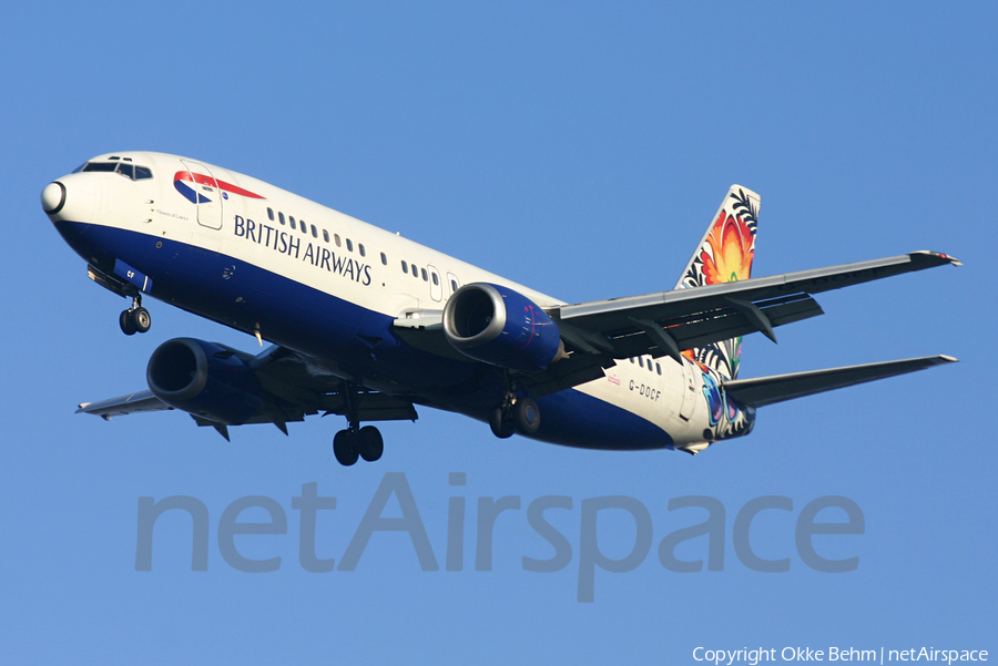 British Airways Boeing 737-436 (G-DOCF) | Photo 33091