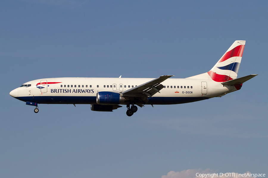 British Airways Boeing 737-436 (G-DOCN) | Photo 384814