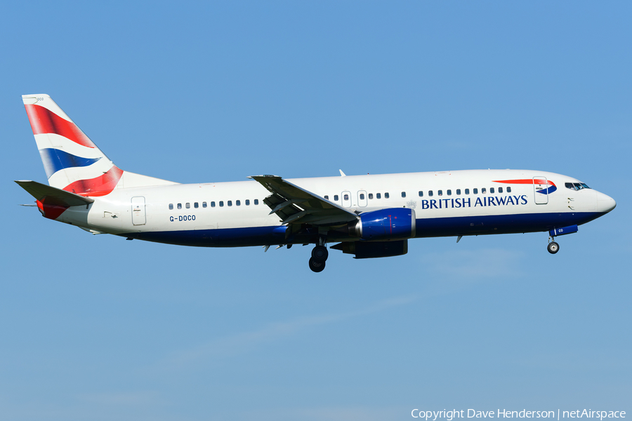 British Airways Boeing 737-436 (G-DOCO) | Photo 450205