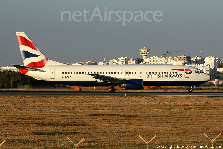 British Airways Boeing 737-436 (G-DOCO) | Photo 392137