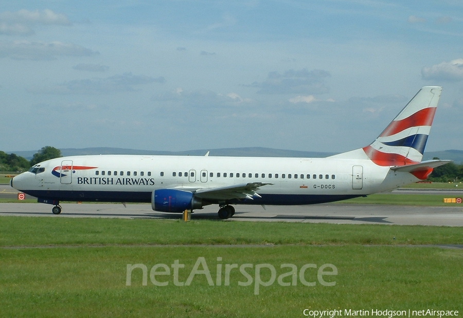 British Airways Boeing 737-436 (G-DOCS) | Photo 102664