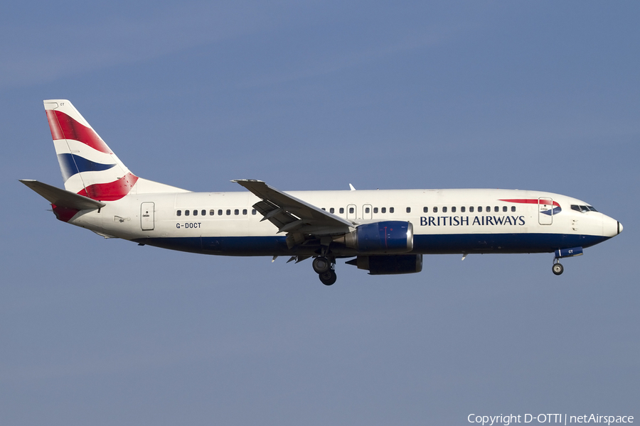 British Airways Boeing 737-436 (G-DOCT) | Photo 404372
