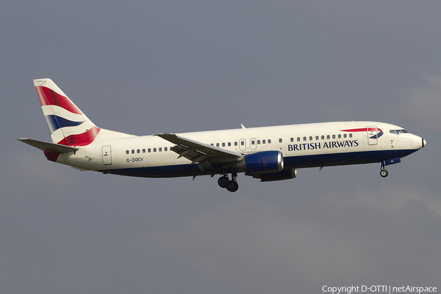 British Airways Boeing 737-436 (G-DOCV) | Photo 288619