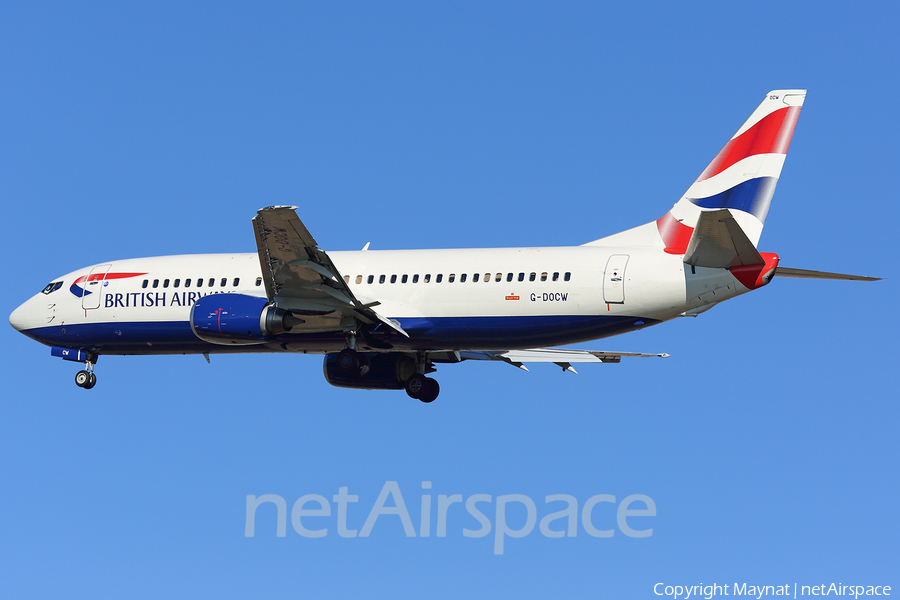 British Airways Boeing 737-436 (G-DOCW) | Photo 316181