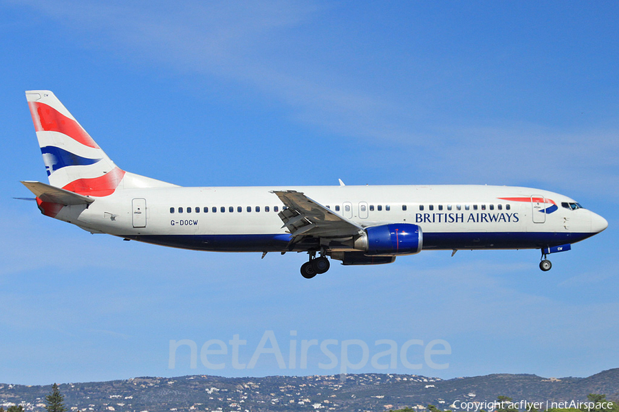 British Airways Boeing 737-436 (G-DOCW) | Photo 168512