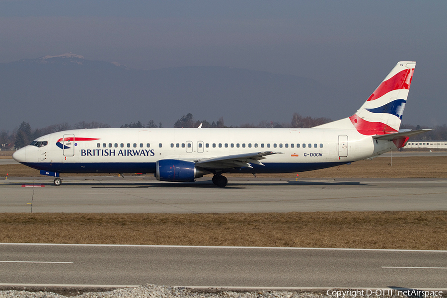 British Airways Boeing 737-436 (G-DOCW) | Photo 376314