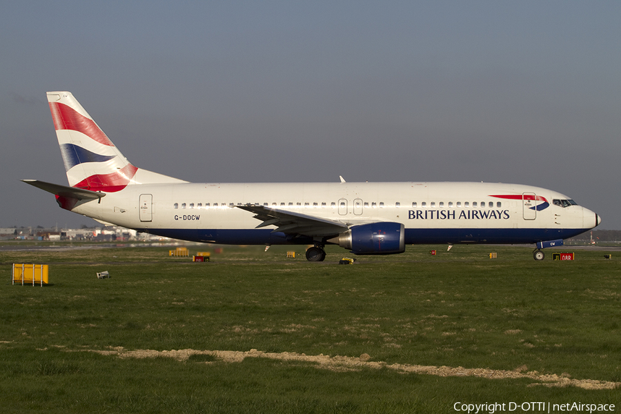 British Airways Boeing 737-436 (G-DOCW) | Photo 288470