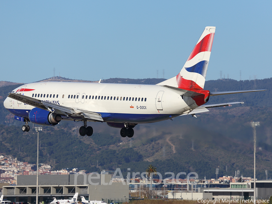 British Airways Boeing 737-436 (G-DOCX) | Photo 313974