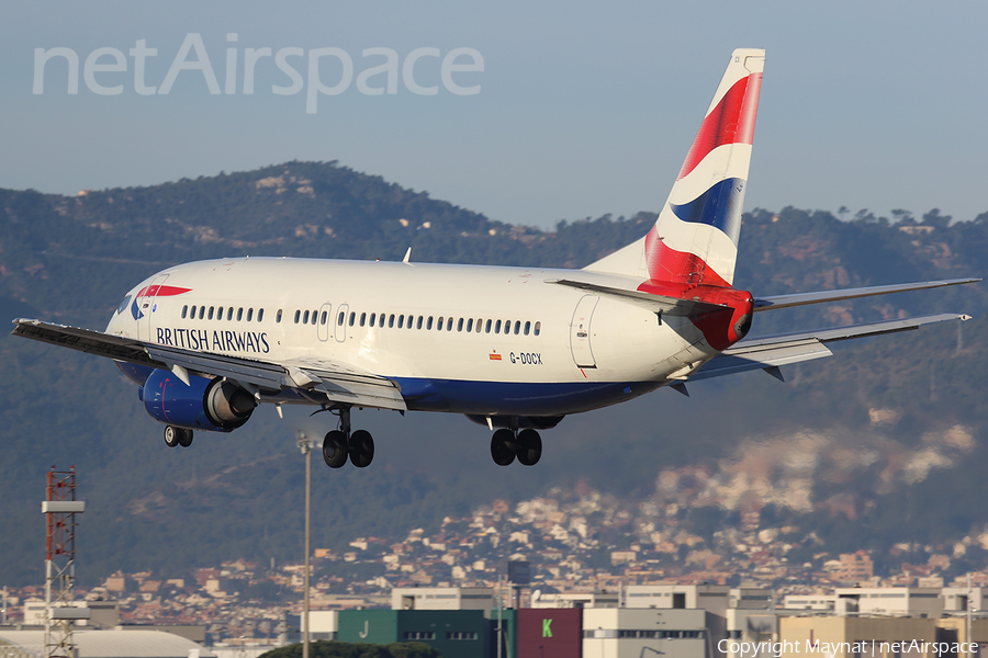 British Airways Boeing 737-436 (G-DOCX) | Photo 395195