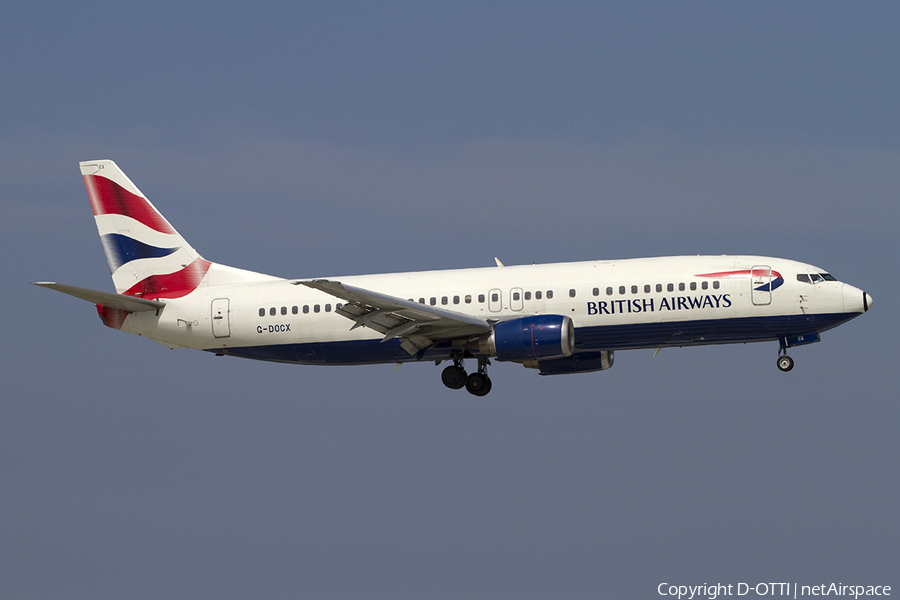 British Airways Boeing 737-436 (G-DOCX) | Photo 289000