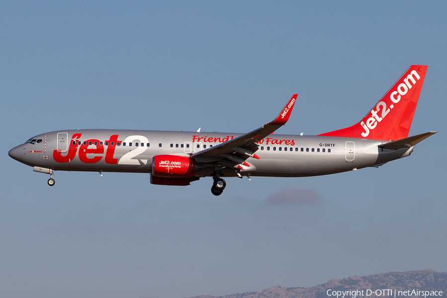 Jet2 Boeing 737-85P (G-DRTF) | Photo 356987