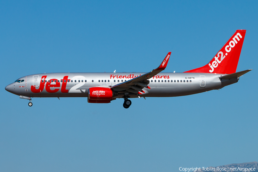 Jet2 Boeing 737-86N (G-DRTN) | Photo 349901