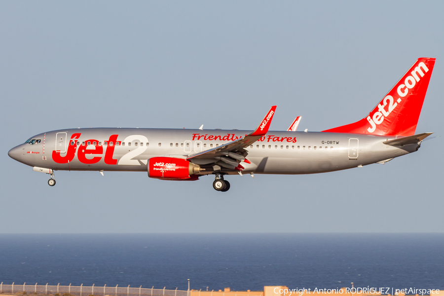 Jet2 Boeing 737-86N (G-DRTW) | Photo 509724