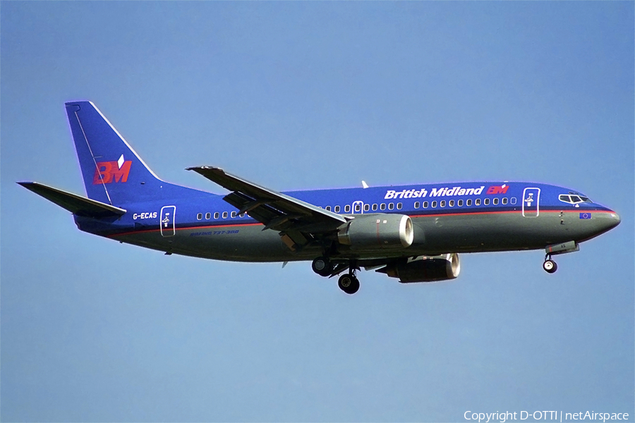 British Midland Airways - BMA Boeing 737-36N (G-ECAS) | Photo 262999