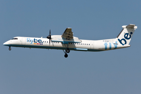 Flybe Bombardier DHC-8-402Q (G-ECOF) at  Amsterdam - Schiphol, Netherlands