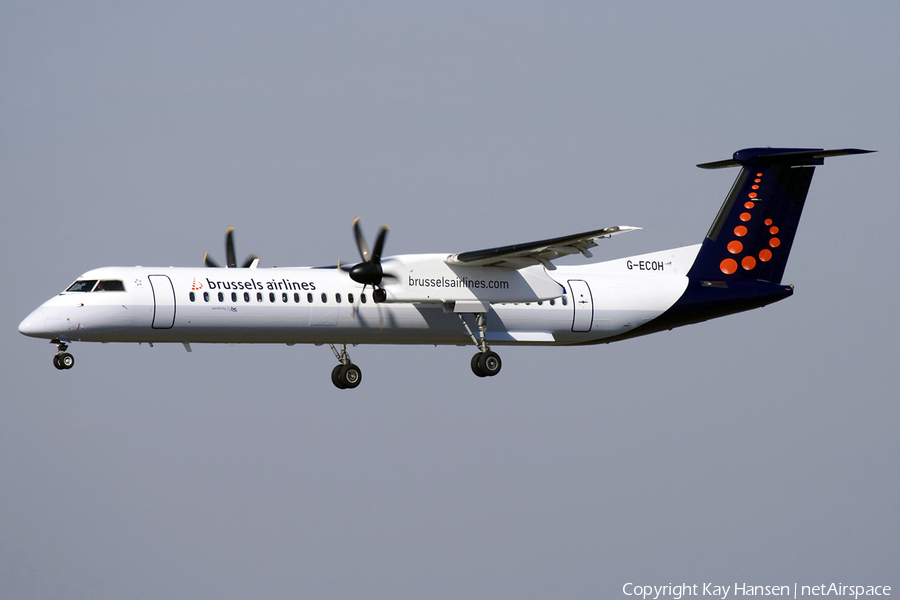 Brussels Airlines Bombardier DHC-8-402Q (G-ECOH) | Photo 3931